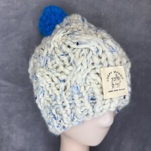 Accessories | Celine Embroidered Knit Wool Beanie Off White | Poshmark
